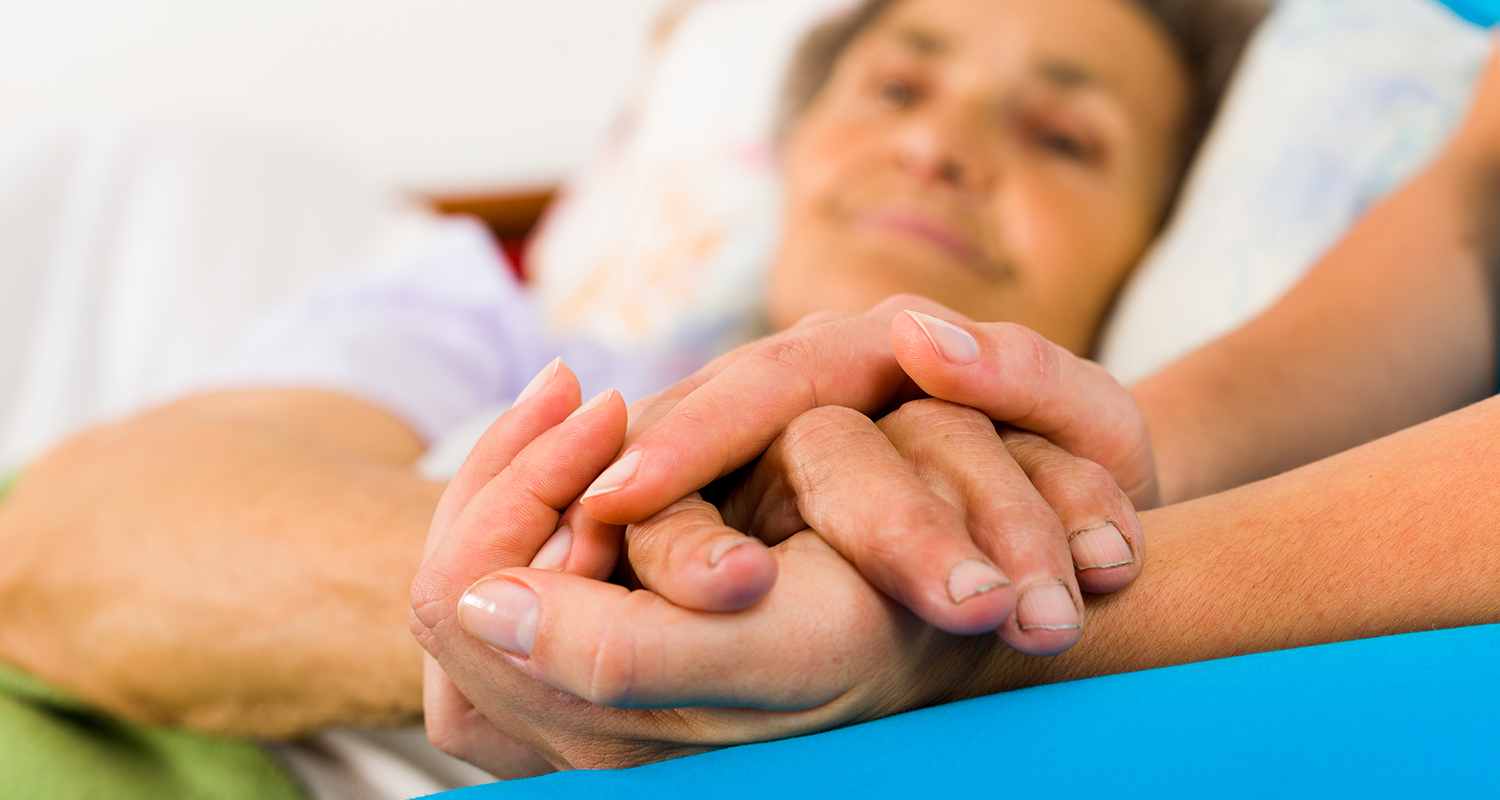 Person with severe dementia requiring full-time care